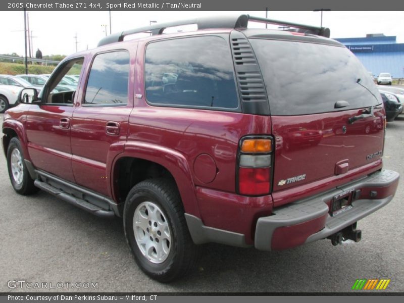Sport Red Metallic / Tan/Neutral 2005 Chevrolet Tahoe Z71 4x4