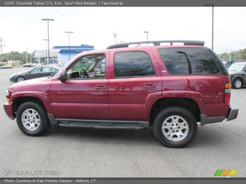 Sport Red Metallic / Tan/Neutral 2005 Chevrolet Tahoe Z71 4x4