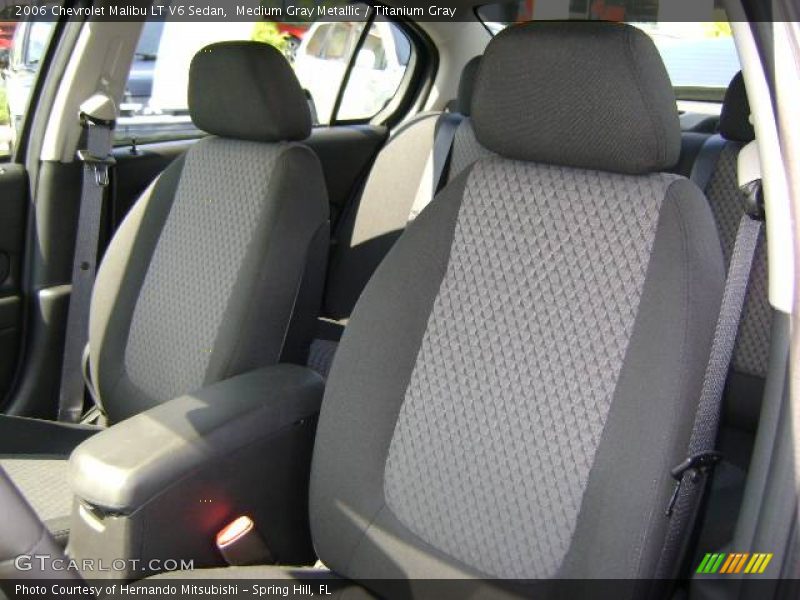 Medium Gray Metallic / Titanium Gray 2006 Chevrolet Malibu LT V6 Sedan