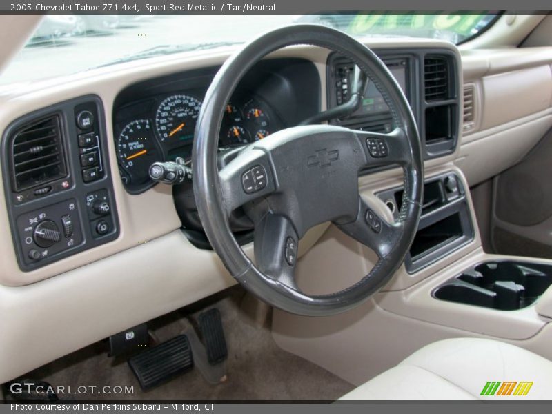 Sport Red Metallic / Tan/Neutral 2005 Chevrolet Tahoe Z71 4x4