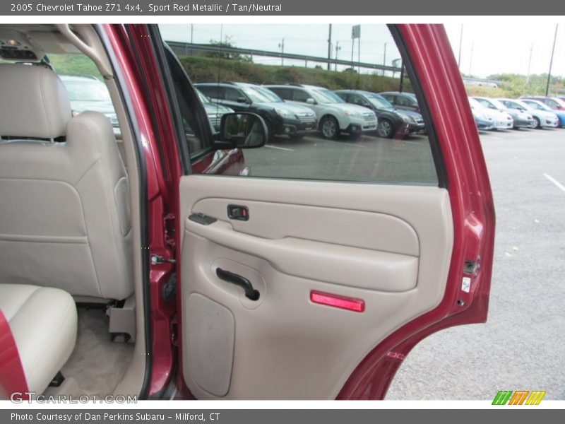 Sport Red Metallic / Tan/Neutral 2005 Chevrolet Tahoe Z71 4x4