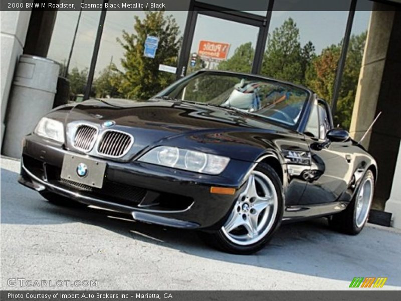 Cosmos Black Metallic / Black 2000 BMW M Roadster
