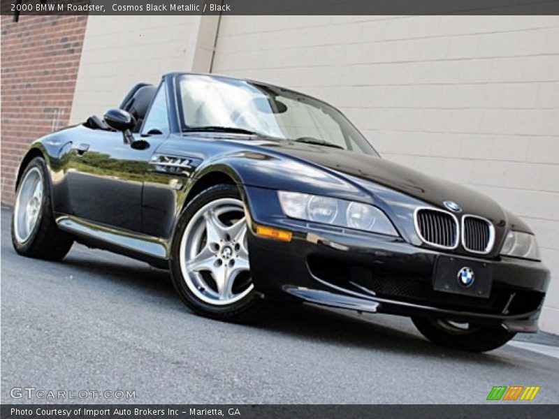 Cosmos Black Metallic / Black 2000 BMW M Roadster