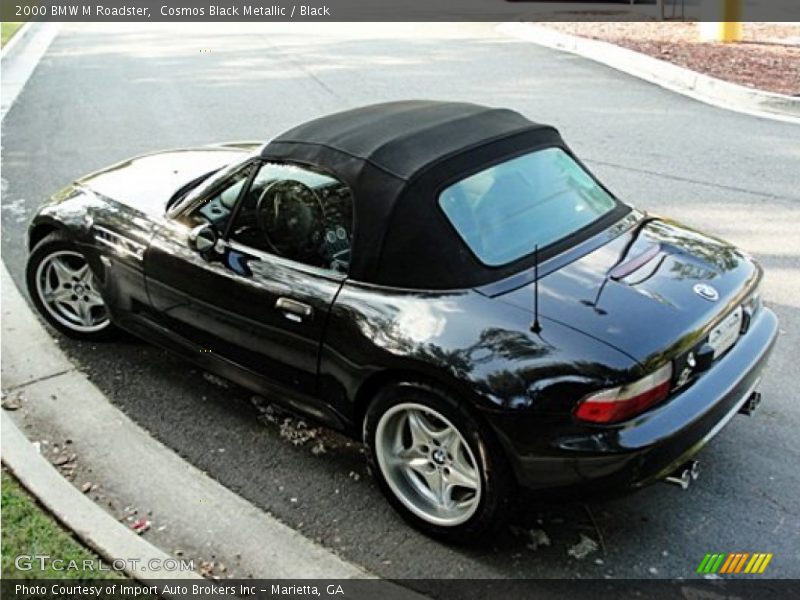 Cosmos Black Metallic / Black 2000 BMW M Roadster