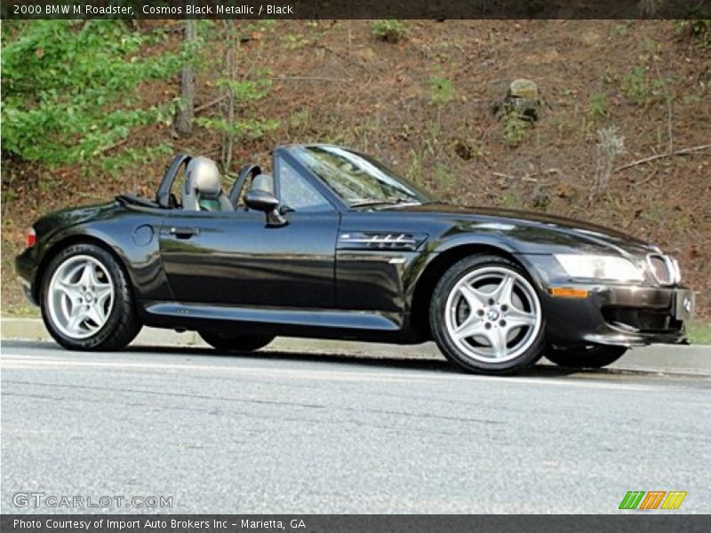 Cosmos Black Metallic / Black 2000 BMW M Roadster