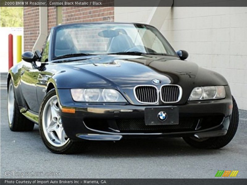 Cosmos Black Metallic / Black 2000 BMW M Roadster