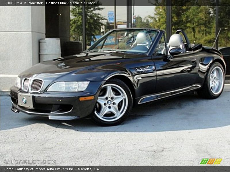 Cosmos Black Metallic / Black 2000 BMW M Roadster