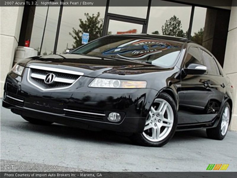 Nighthawk Black Pearl / Ebony 2007 Acura TL 3.2