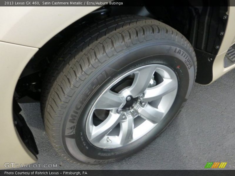 Satin Cashmere Metallic / Ecru/Auburn Bubinga 2013 Lexus GX 460