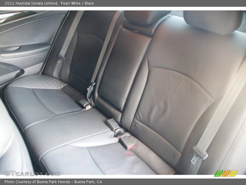 Pearl White / Black 2011 Hyundai Sonata Limited