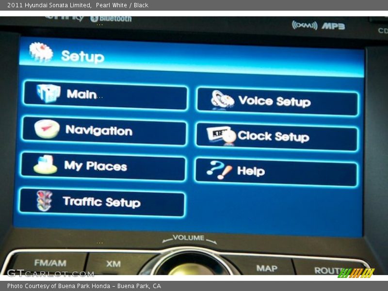 Pearl White / Black 2011 Hyundai Sonata Limited