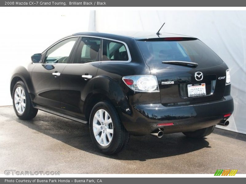 Brilliant Black / Black 2008 Mazda CX-7 Grand Touring