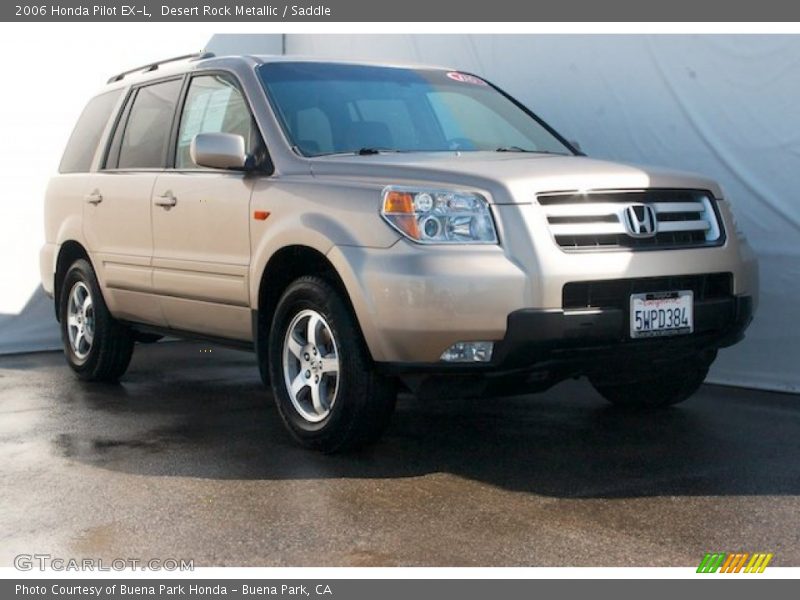 Desert Rock Metallic / Saddle 2006 Honda Pilot EX-L