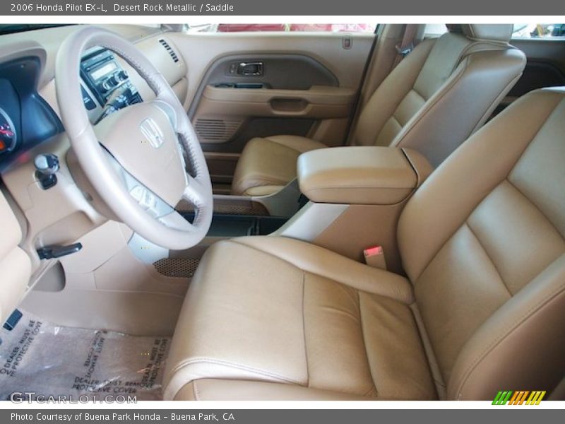 Desert Rock Metallic / Saddle 2006 Honda Pilot EX-L