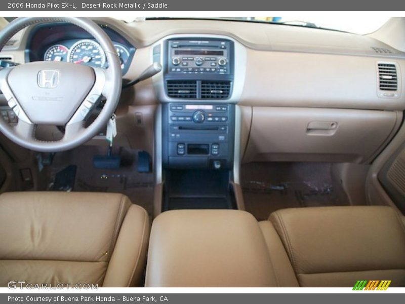 Desert Rock Metallic / Saddle 2006 Honda Pilot EX-L