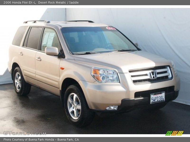 Desert Rock Metallic / Saddle 2006 Honda Pilot EX-L
