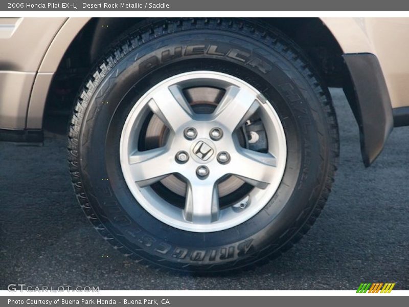 Desert Rock Metallic / Saddle 2006 Honda Pilot EX-L