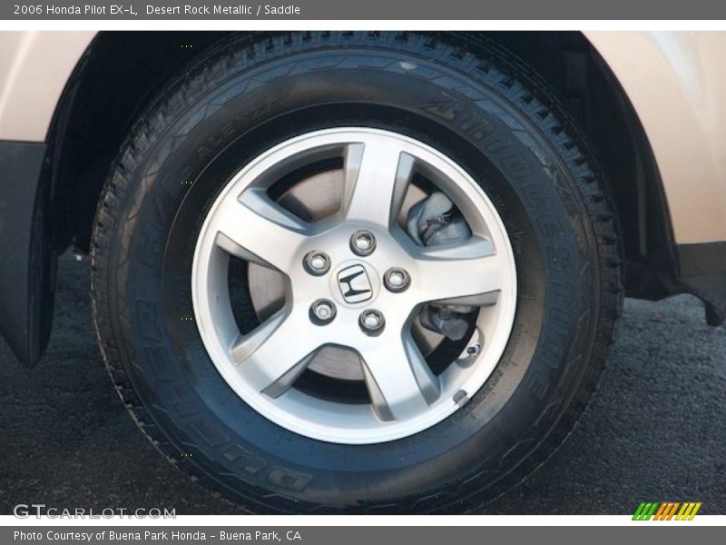Desert Rock Metallic / Saddle 2006 Honda Pilot EX-L