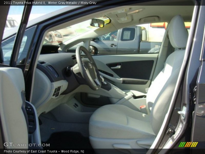 Winter Gray Metallic / Misty Gray 2011 Toyota Prius Hybrid II