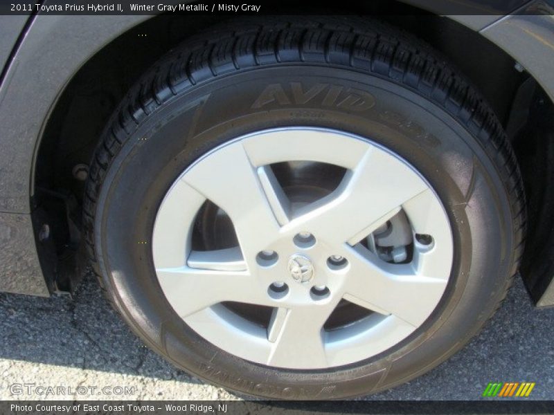 Winter Gray Metallic / Misty Gray 2011 Toyota Prius Hybrid II