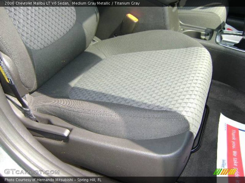 Medium Gray Metallic / Titanium Gray 2006 Chevrolet Malibu LT V6 Sedan