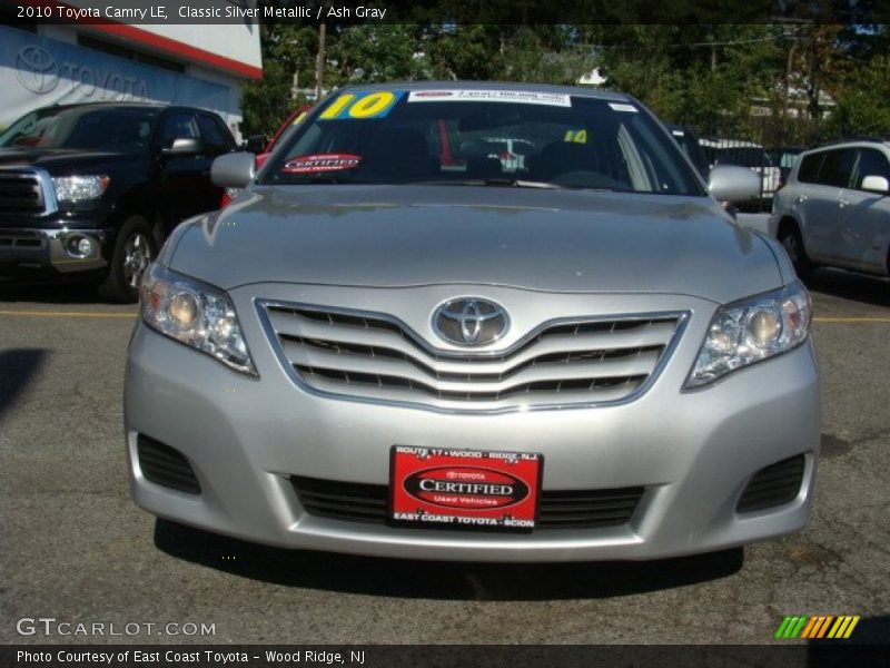 Classic Silver Metallic / Ash Gray 2010 Toyota Camry LE