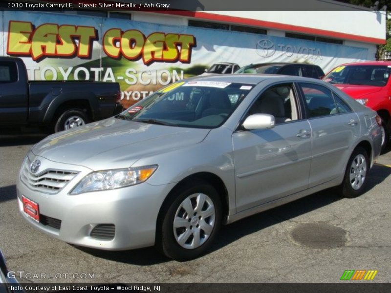 Classic Silver Metallic / Ash Gray 2010 Toyota Camry LE