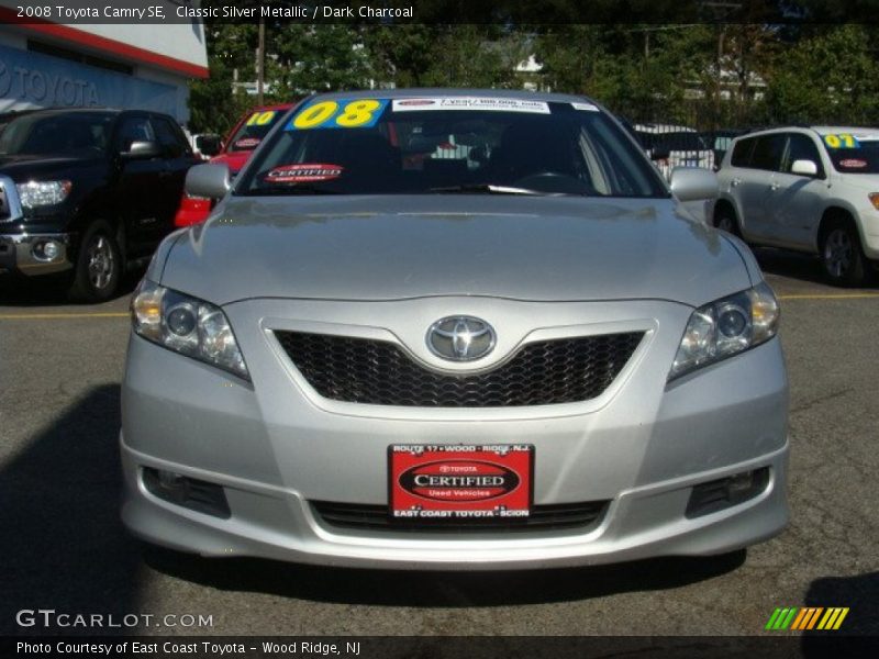 Classic Silver Metallic / Dark Charcoal 2008 Toyota Camry SE