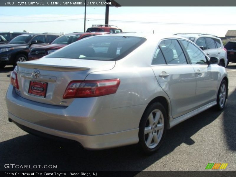 Classic Silver Metallic / Dark Charcoal 2008 Toyota Camry SE