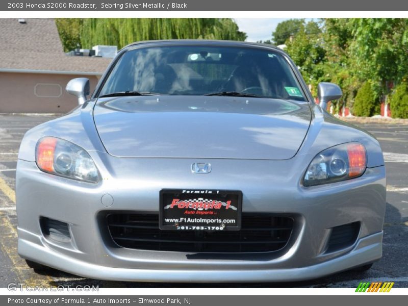 Sebring Silver Metallic / Black 2003 Honda S2000 Roadster