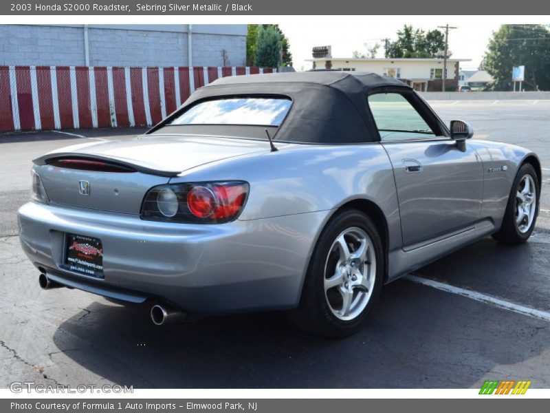Sebring Silver Metallic / Black 2003 Honda S2000 Roadster