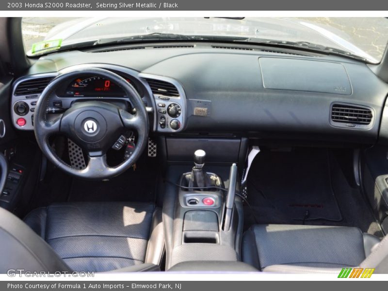 Sebring Silver Metallic / Black 2003 Honda S2000 Roadster
