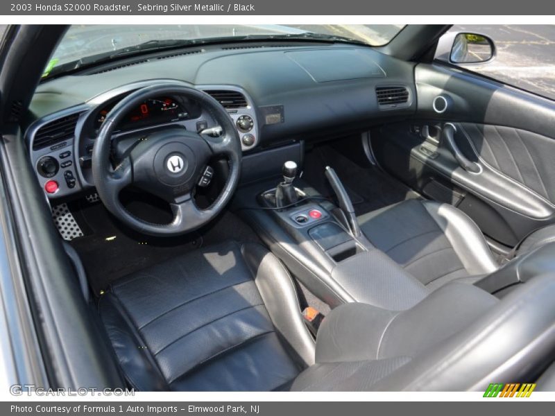 Sebring Silver Metallic / Black 2003 Honda S2000 Roadster
