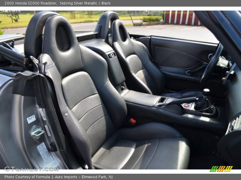 Sebring Silver Metallic / Black 2003 Honda S2000 Roadster