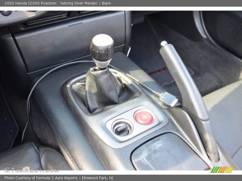 Sebring Silver Metallic / Black 2003 Honda S2000 Roadster