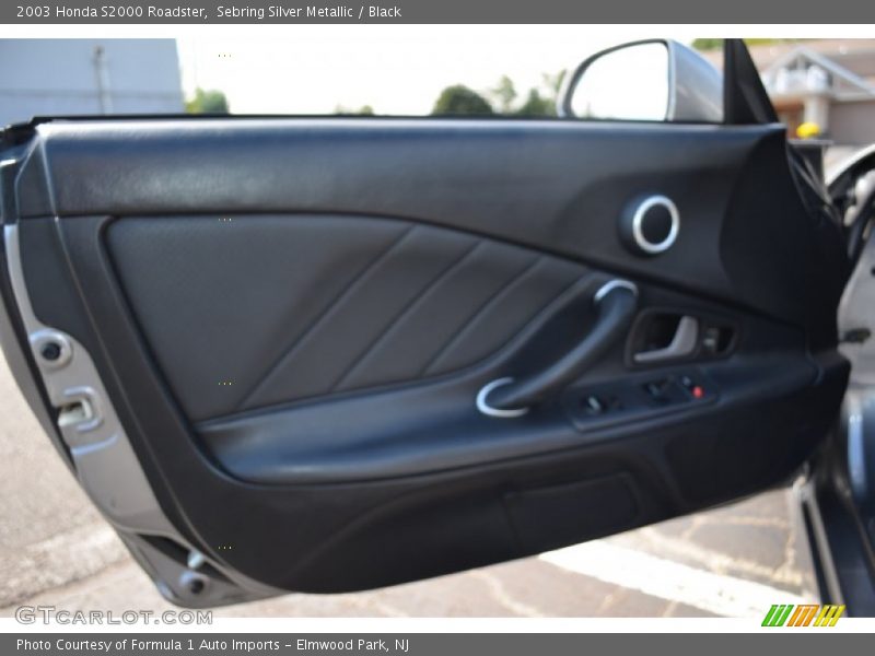Sebring Silver Metallic / Black 2003 Honda S2000 Roadster