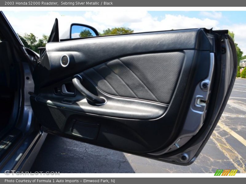 Sebring Silver Metallic / Black 2003 Honda S2000 Roadster