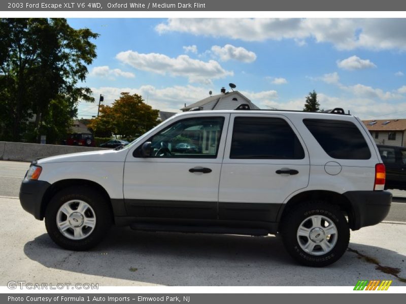 Oxford White / Medium Dark Flint 2003 Ford Escape XLT V6 4WD