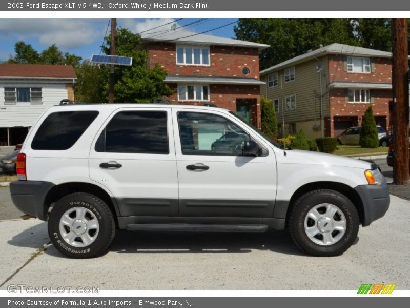 Oxford White / Medium Dark Flint 2003 Ford Escape XLT V6 4WD