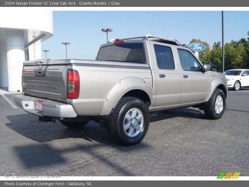 Granite Metallic / Gray 2004 Nissan Frontier SC Crew Cab 4x4