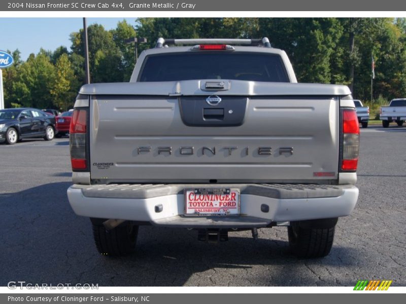 Granite Metallic / Gray 2004 Nissan Frontier SC Crew Cab 4x4
