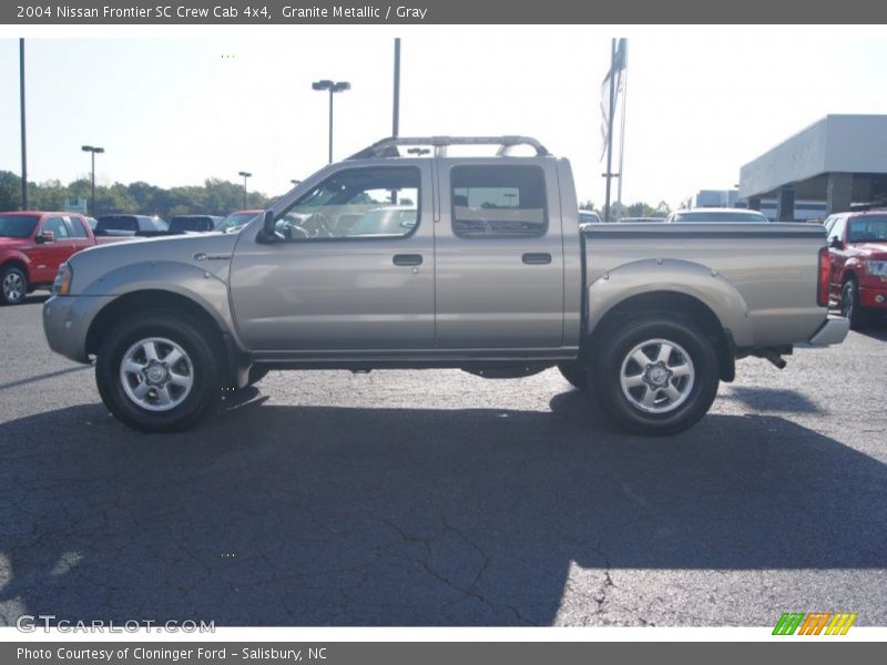 Granite Metallic / Gray 2004 Nissan Frontier SC Crew Cab 4x4