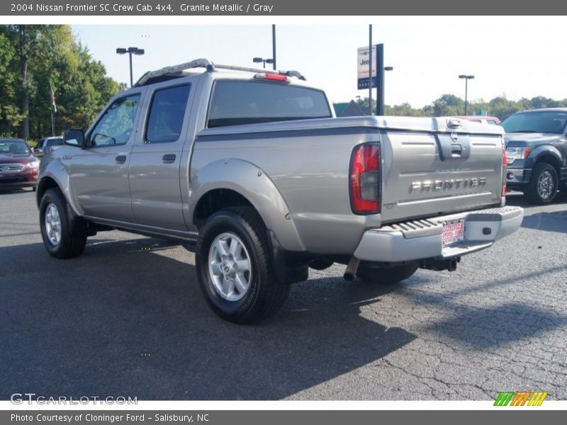 Granite Metallic / Gray 2004 Nissan Frontier SC Crew Cab 4x4