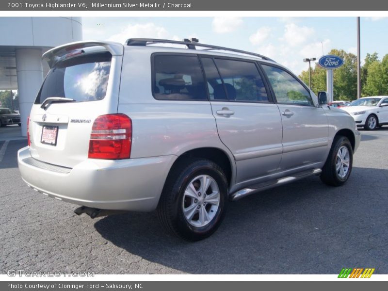 Millennium Silver Metallic / Charcoal 2001 Toyota Highlander V6