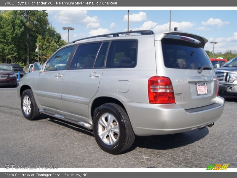 Millennium Silver Metallic / Charcoal 2001 Toyota Highlander V6