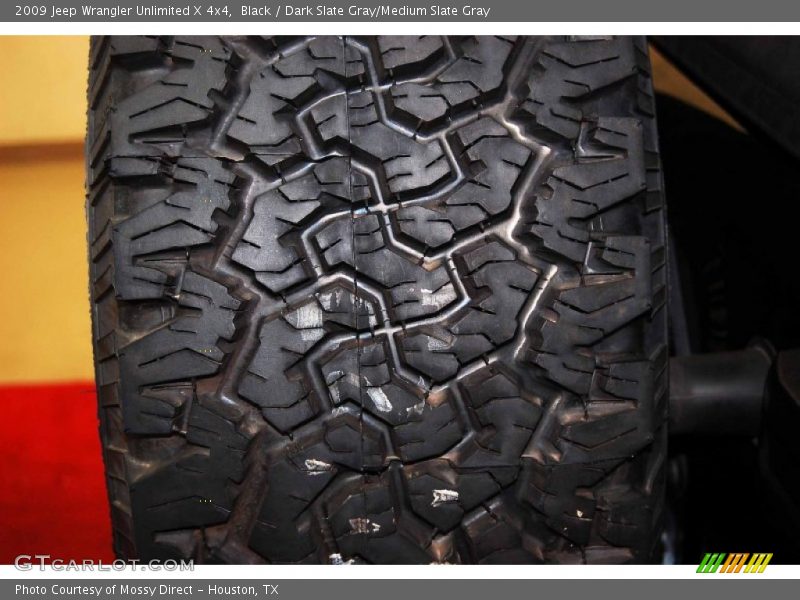 Black / Dark Slate Gray/Medium Slate Gray 2009 Jeep Wrangler Unlimited X 4x4