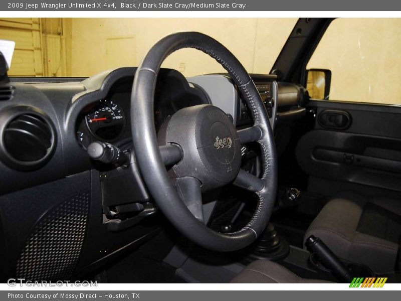 Black / Dark Slate Gray/Medium Slate Gray 2009 Jeep Wrangler Unlimited X 4x4