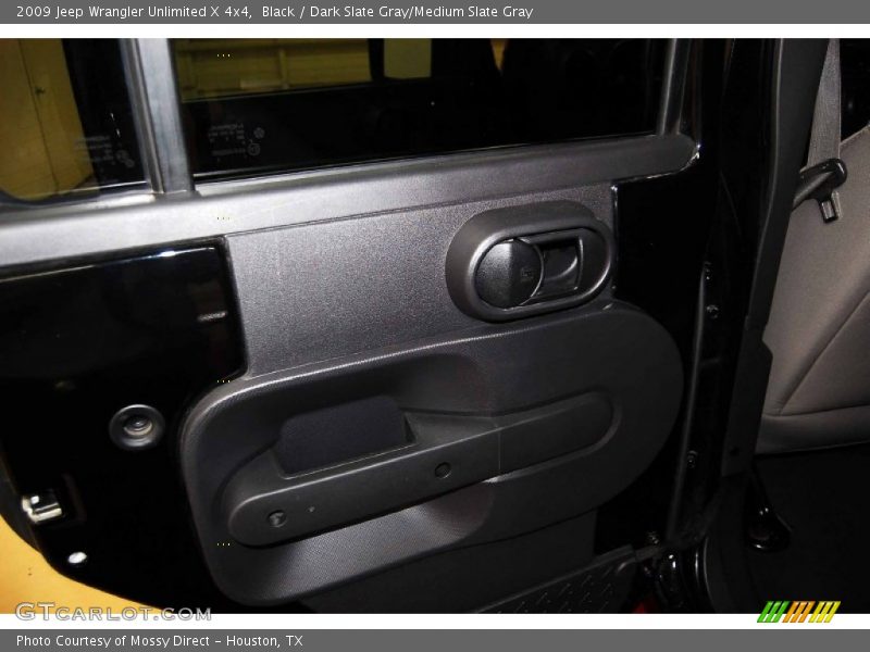 Black / Dark Slate Gray/Medium Slate Gray 2009 Jeep Wrangler Unlimited X 4x4
