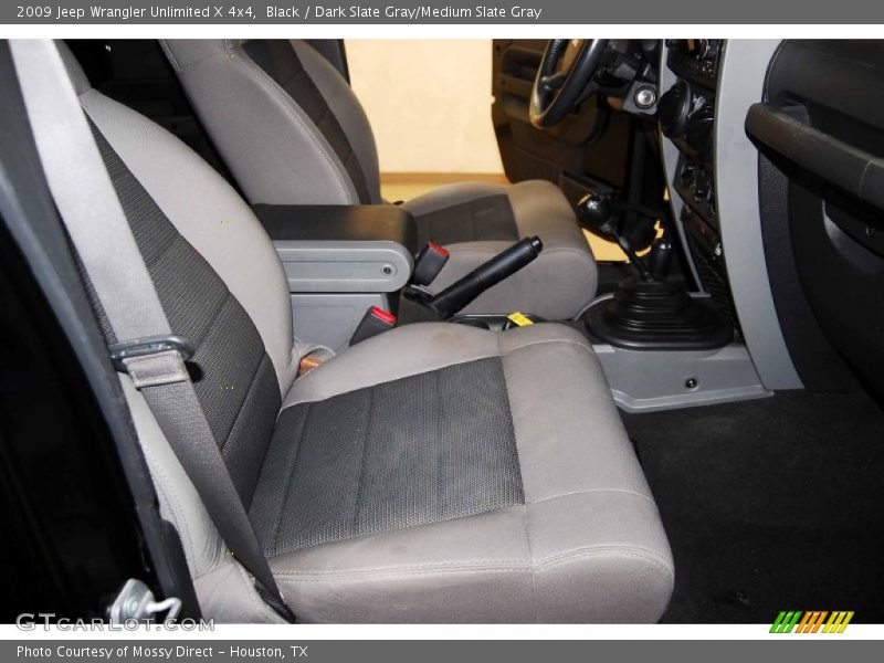 Black / Dark Slate Gray/Medium Slate Gray 2009 Jeep Wrangler Unlimited X 4x4