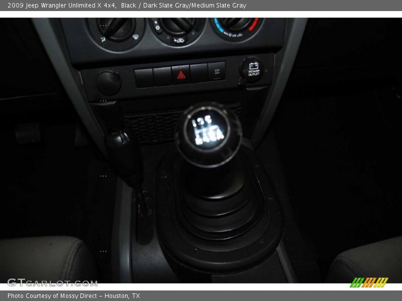 Black / Dark Slate Gray/Medium Slate Gray 2009 Jeep Wrangler Unlimited X 4x4